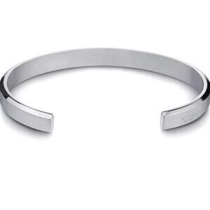 Alton Of Sweden Minimalist Cuff Bracelet Men/Women Handmade Stainless Steel NEW